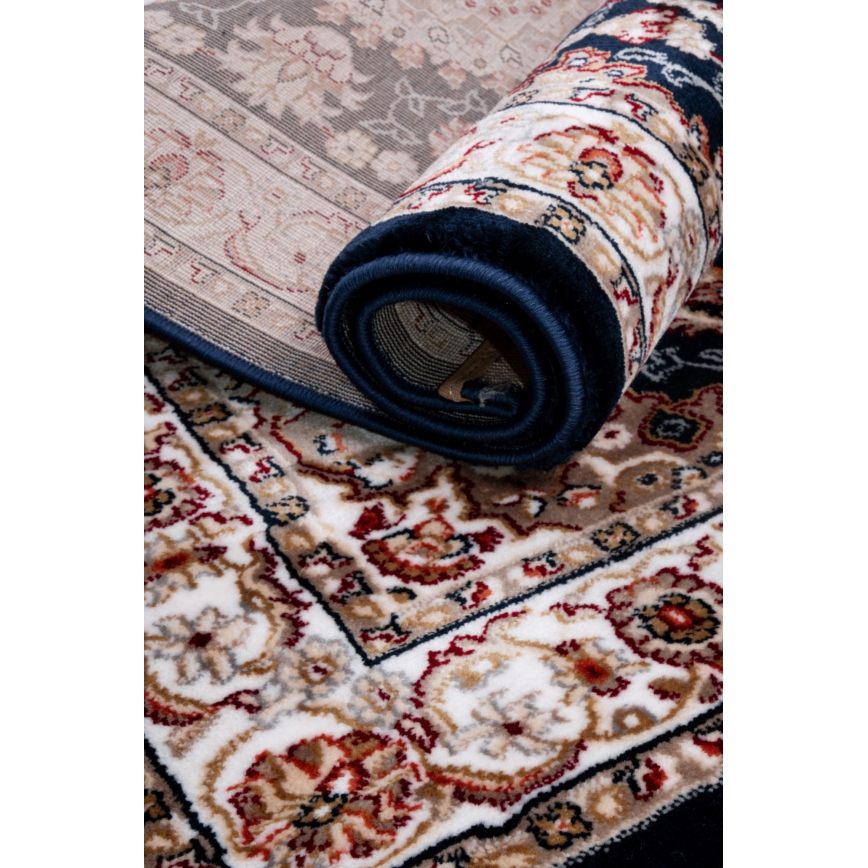 Orientālais paklājs DUBAI 80x150 cm 2300 g/m2 tumši zils