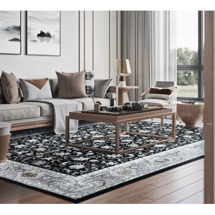 Orientālais paklājs GRECE 120x170 cm 2150 g/m² melns/pelēks/balts