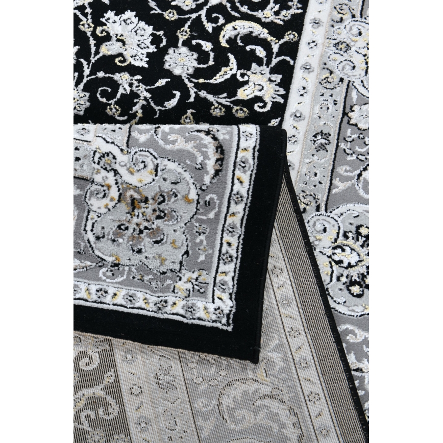 Orientālais paklājs GRECE 120x170 cm 2150 g/m² melns/pelēks/balts