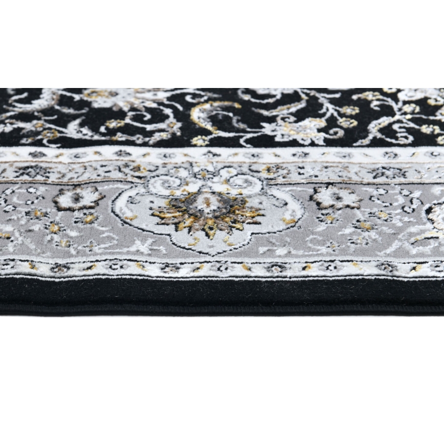 Orientālais paklājs GRECE 120x170 cm 2150 g/m² melns/pelēks/balts