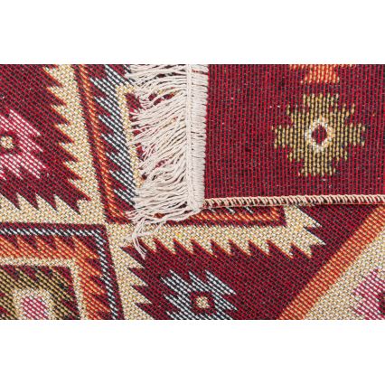 Orientālais paklājs KILIM 80x150 cm sarkans