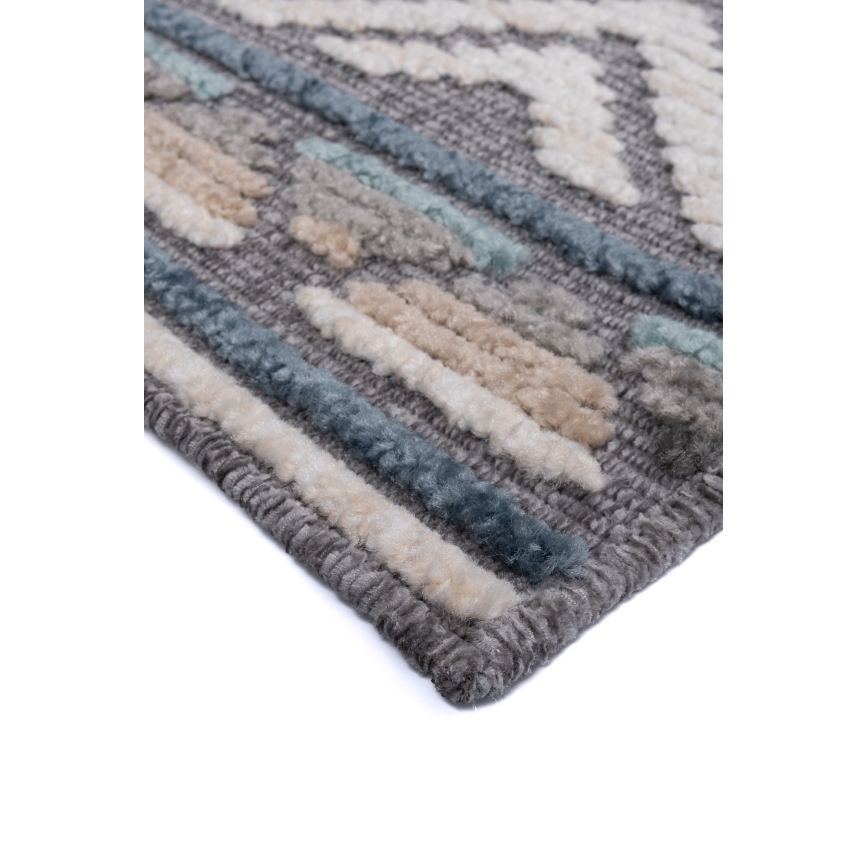 Orientālais paklājs NEPAL 160x230 cm zils/pelēks