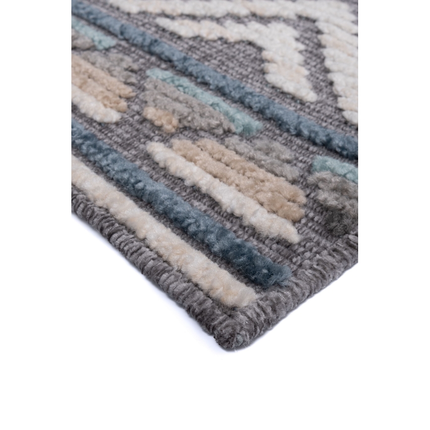 Orientālais paklājs NEPAL 200x280 cm zils/pelēks