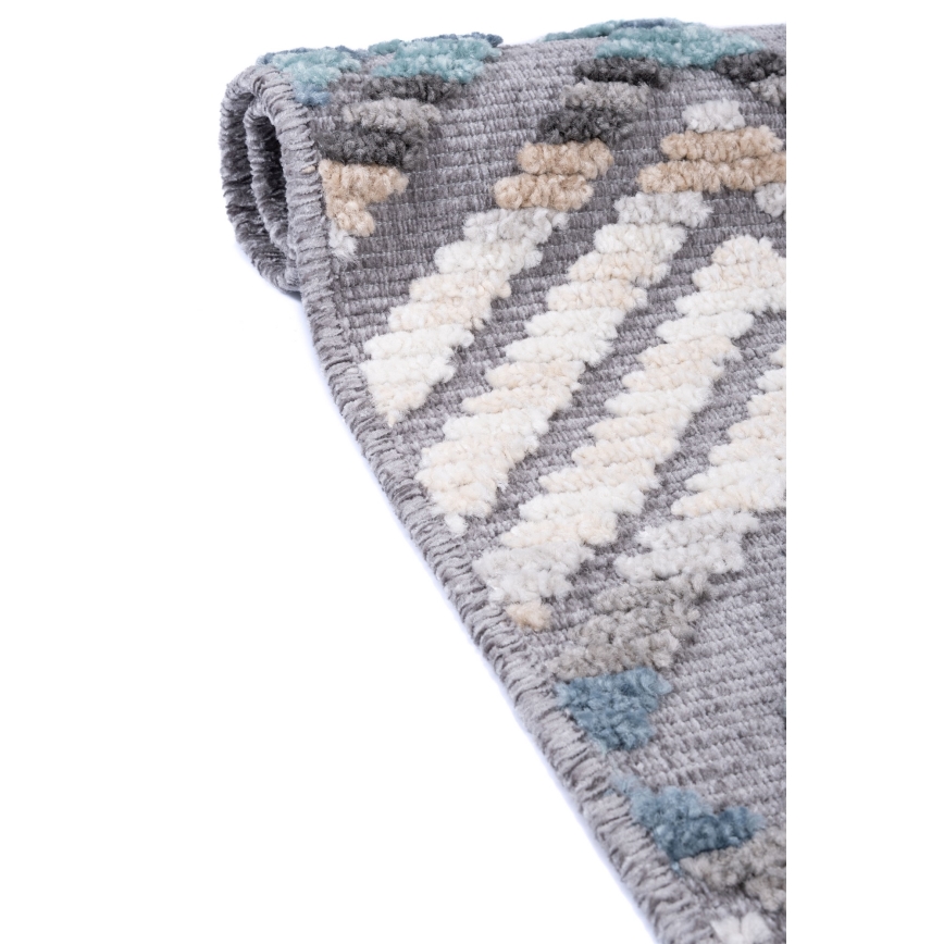 Orientālais paklājs NEPAL 200x280 cm zils/pelēks