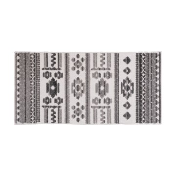 Orientālais paklājs NEPAL 80x153 cm pelēks/balts