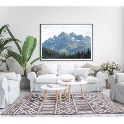 Orientālais paklājs NEPAL 80x153 cm pelēks