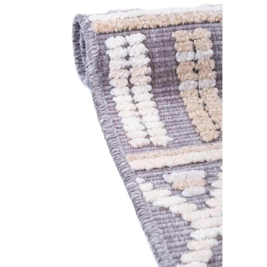 Orientālais paklājs NEPAL 80x153 cm pelēks