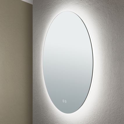 LED Vannas istabas sienas spogulis ar fona apgaismojumu FOCUS LED/25W/230V 3000/4200/6000K d. 60 cm IP44