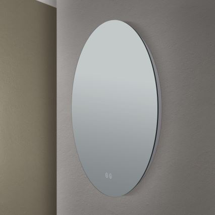 LED Vannas istabas sienas spogulis ar fona apgaismojumu FOCUS LED/25W/230V 3000/4200/6000K d. 60 cm IP44