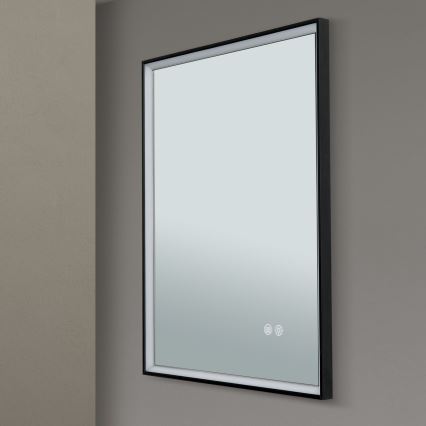LED Vannas istabas apsildāms sienas spogulis ar fona apgaismojumu FRAME LED/48W/230V 3000/4000/6000K 60x45 cm IP44