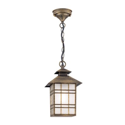 Āra piekarama lampa KIKO 1xE27/11W/230V IP44 bronza/patina