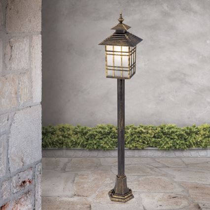 Āra lampa KIKO 1xE27/11W/230V IP44 bronza/patina