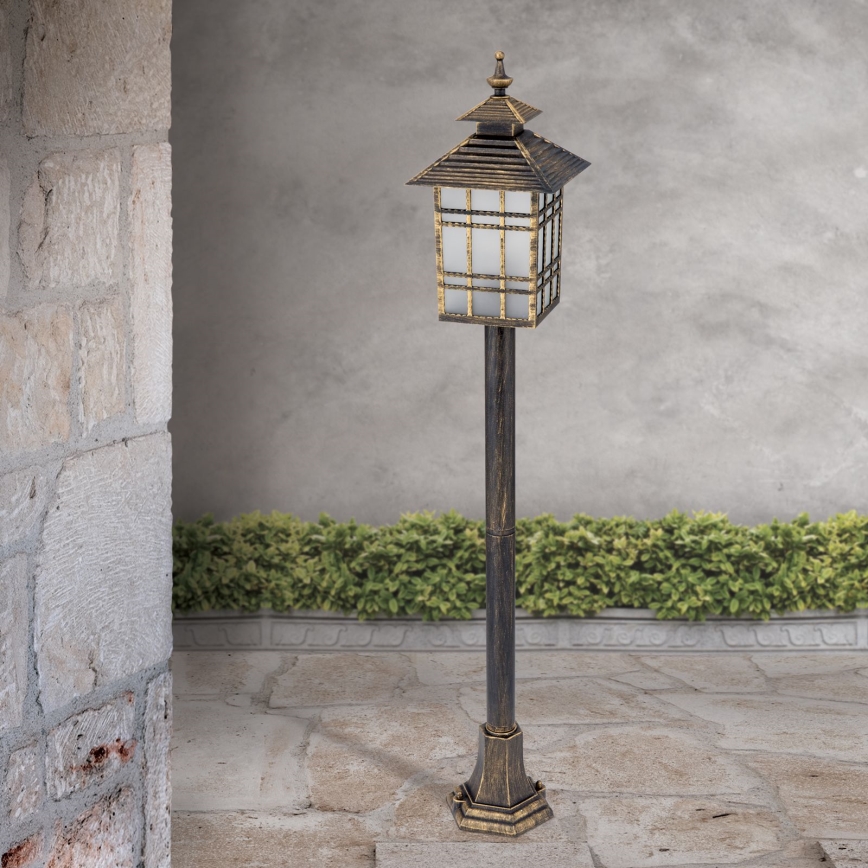 Āra lampa KIKO 1xE27/11W/230V IP44 bronza/patina