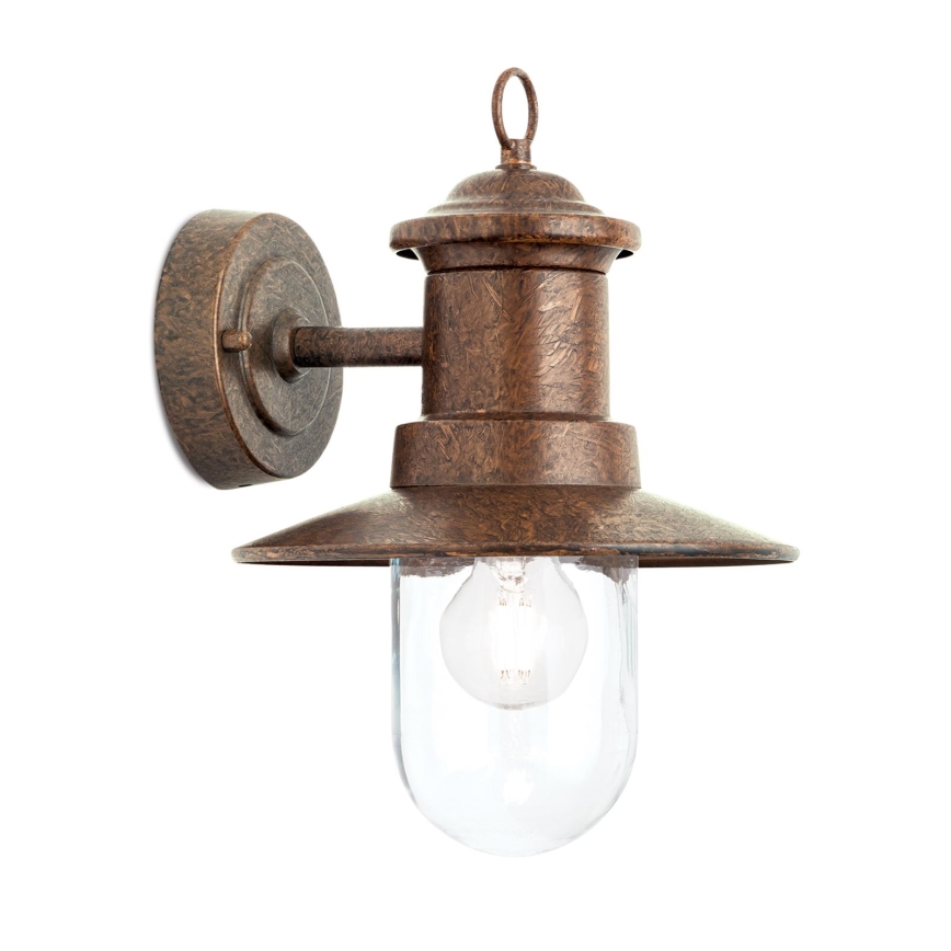 Āra sienas lampa LEONIE 1xE27/60W/230V IP44 bronza