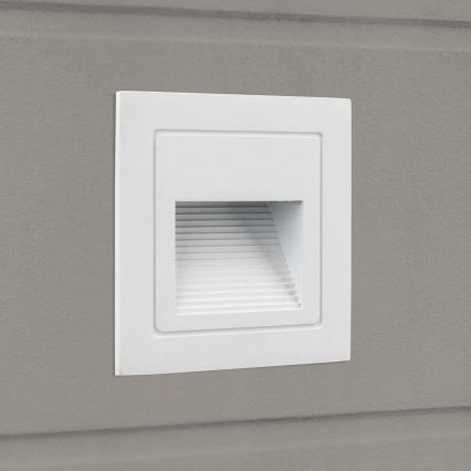 LED Iebūvēta lampa LORO LED/2W/230V IP65 balta