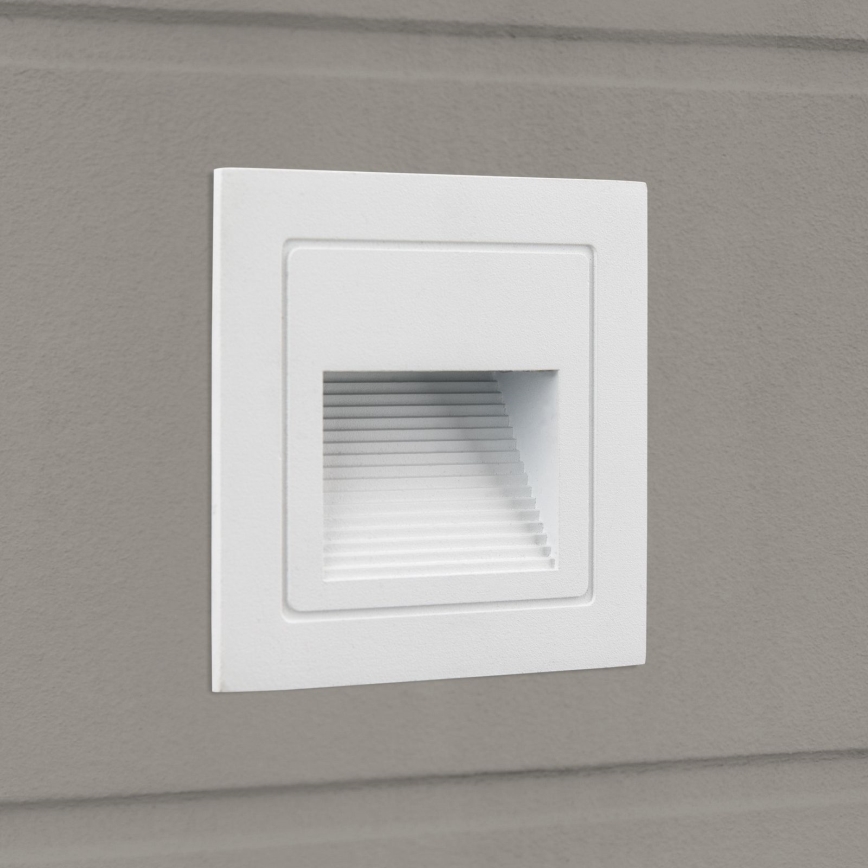 LED Iebūvēta lampa LORO LED/2W/230V IP65 balta