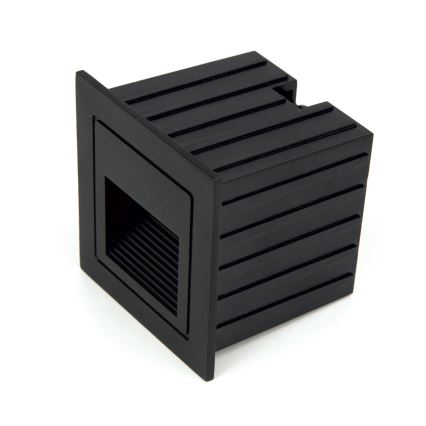 LED Iebūvējamais gaismeklis LORO LED/2W/230V IP65 melns