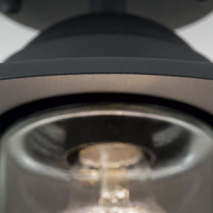 Āra virsmas gaismeklis EDWARD 1xE27/60W/230V IP44 antracīts