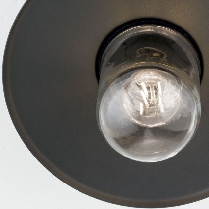 Āra virsmas gaismeklis EDWARD 1xE27/60W/230V IP44 antracīts