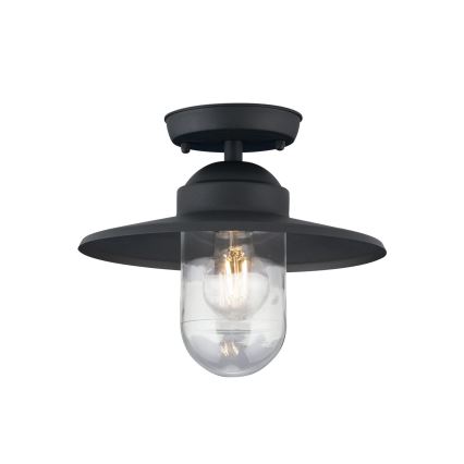 Pieliekama āra lustra EDWARD 1xE27/60W/230V IP44 melna