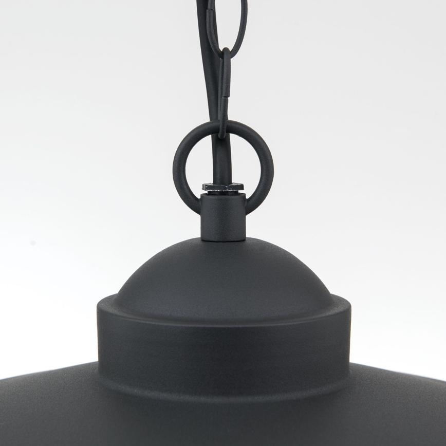 Āra piekarama lampa EDWARD 1xE27/60W/230V IP44 melna