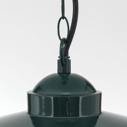 Āra piekarama lampa EDWARD 1xE27/60W/230V IP44 zaļa