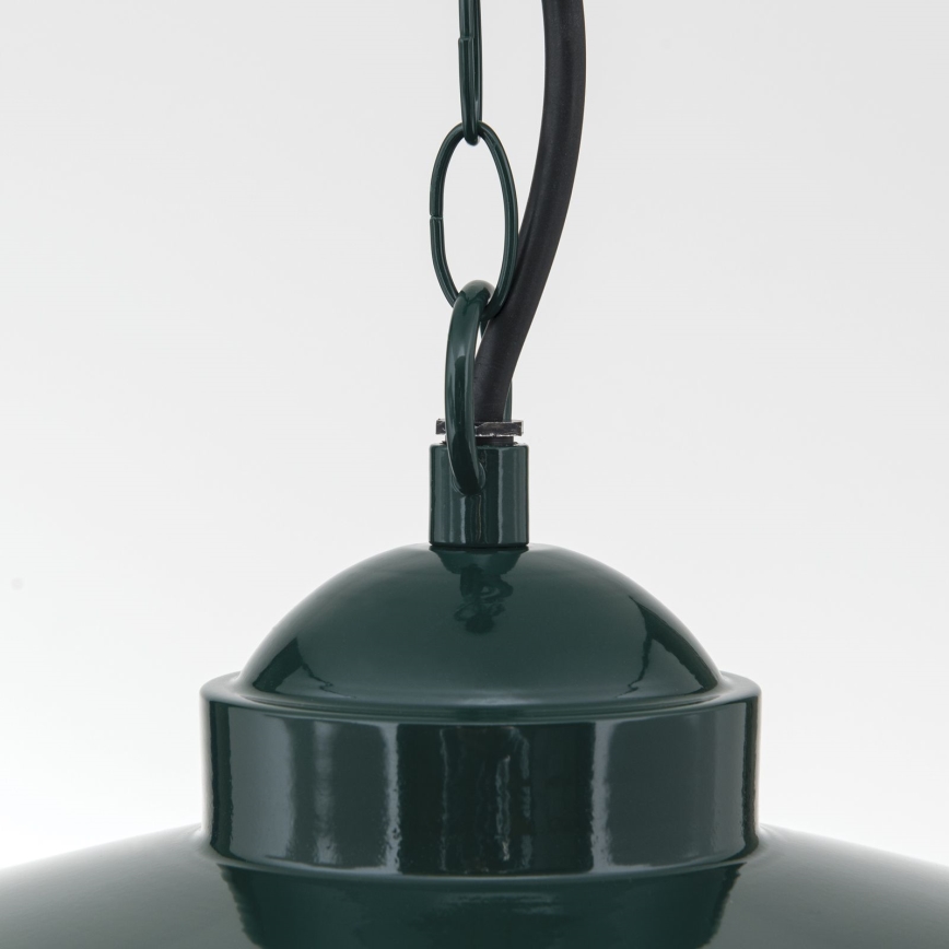 Āra piekarama lampa EDWARD 1xE27/60W/230V IP44 zaļa