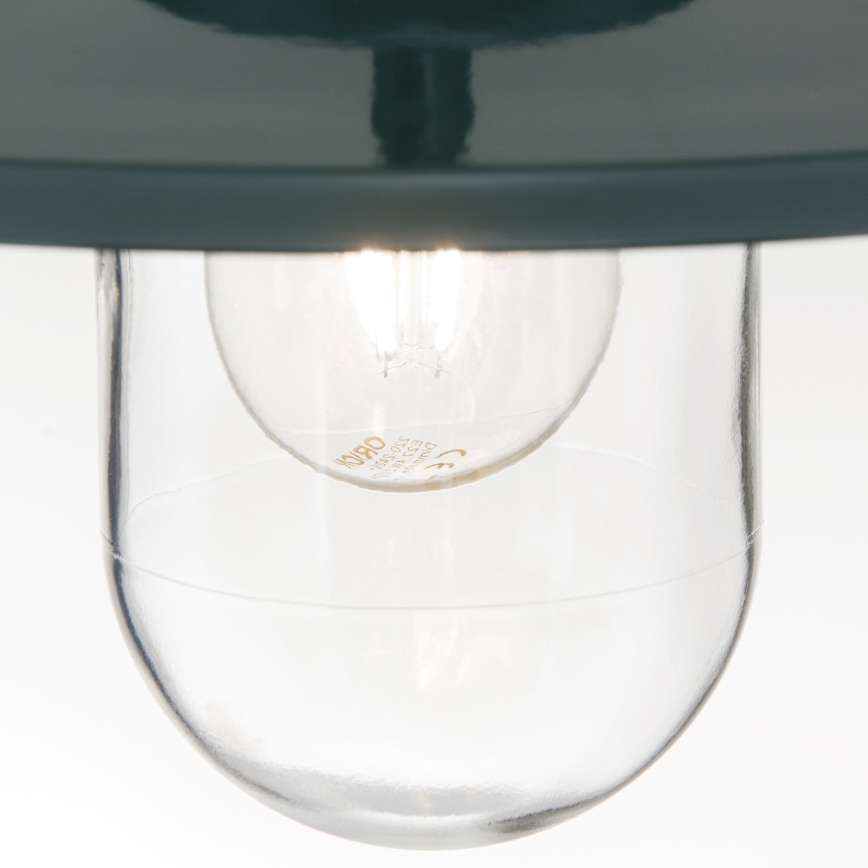 Āra piekarama lampa EDWARD 1xE27/60W/230V IP44 zaļa