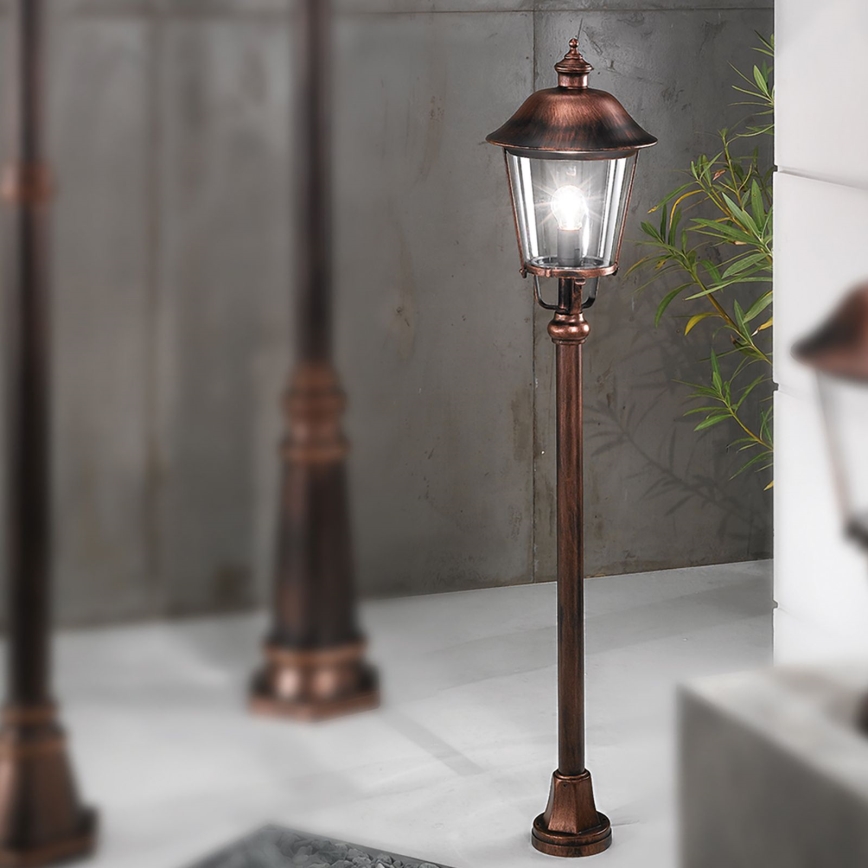 Āra lampa KENZO 1xE27/100W/230V IP44 bronza/patina
