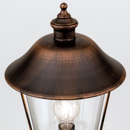 Āra lampa KENZO 1xE27/100W/230V IP44 bronza/patina