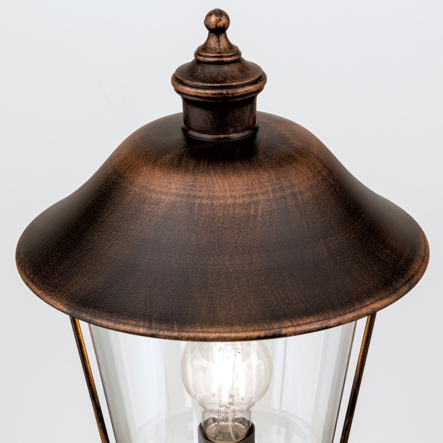 Āra lampa KENZO 1xE27/100W/230V IP44 bronza/patina