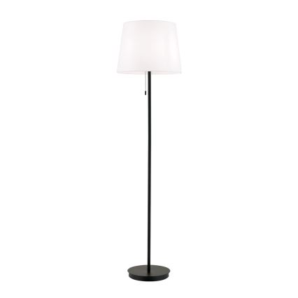Grīdas stāvlampa LUDWIG 1xE27/40W/230V balta/melna