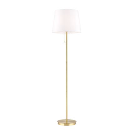 Grīdas stāvlampa LUDWIG 1xE27/40W/230V balta/zelta