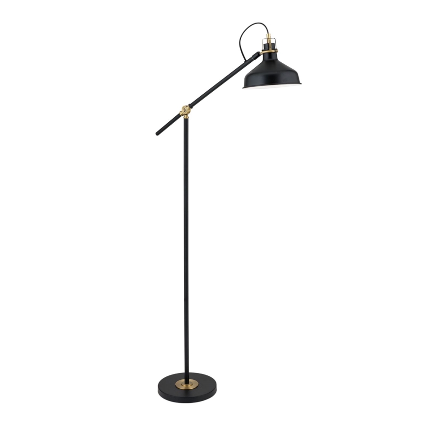Grīdas stāvlampa SCHILLER 1xE27/40W/230V melna/bronza