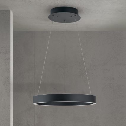 LED regulējamā piekaramā lampa ar kabeli KOLK LED/40W/230V 2700/3000/4000K Ø 40 cm melna