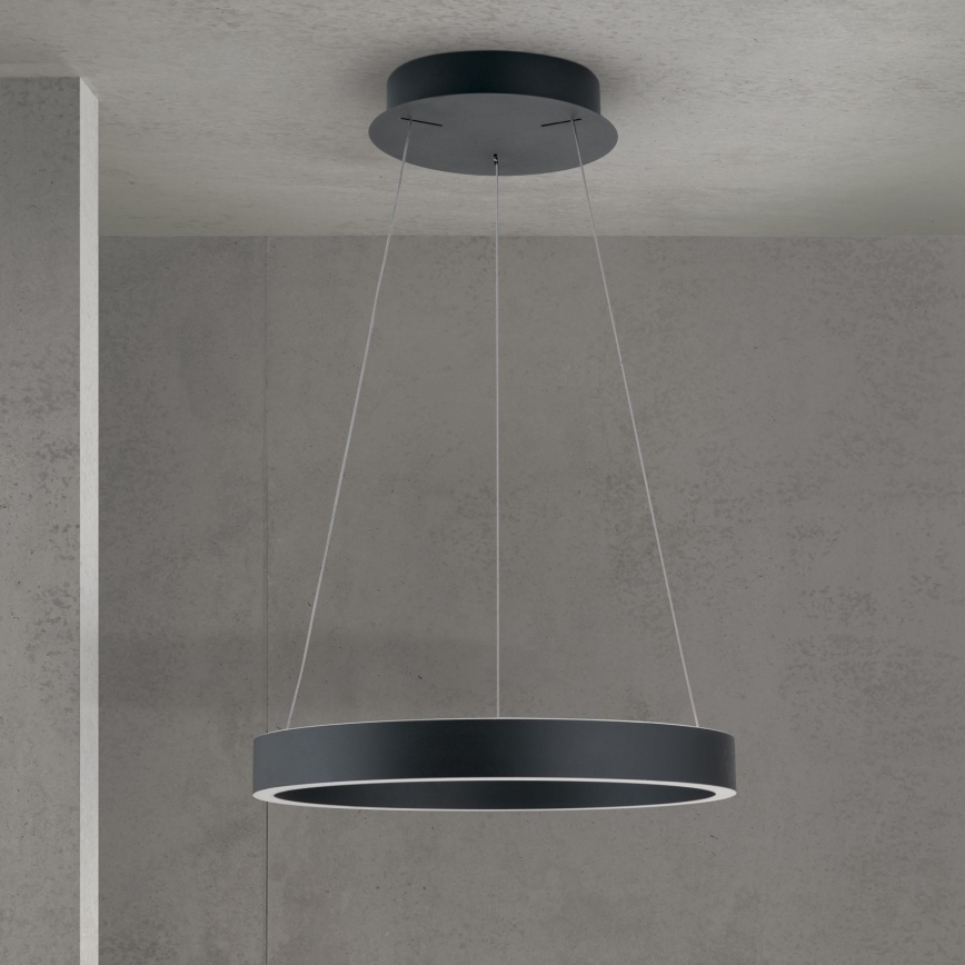 LED regulējamā piekaramā lampa ar kabeli KOLK LED/40W/230V 2700/3000/4000K Ø 40 cm melna