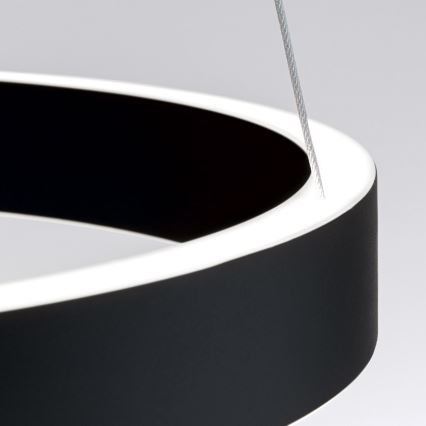 LED regulējamā piekaramā lampa ar kabeli KOLK LED/40W/230V 2700/3000/4000K Ø 40 cm melna