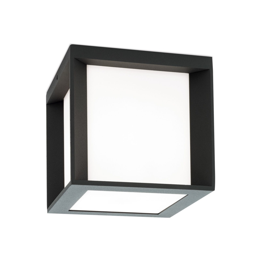 Āra gaismeklis HENRY 1xE27/15W/230V 16x16 cm IP44 antracīts