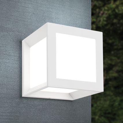 Āra gaismeklis HENRY 1xE27/15W/230V 16x16 cm IP44 balts