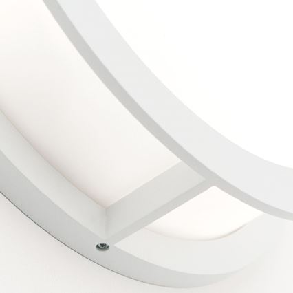 Āra gaismeklis HENRY 2xE27/15W/230V Ø 30 cm IP44 balts