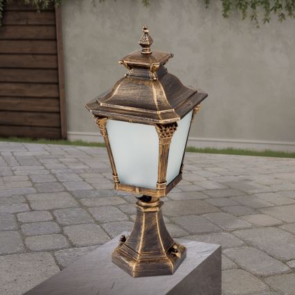 Āra lampa AIKO 1xE27/60W/230V 59 cm IP23 bronza/patina