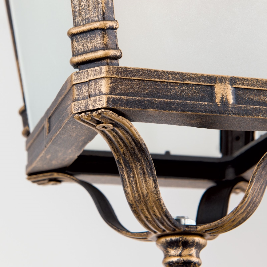 Āra pakarināmais gaismeklis AIKO 1xE27/60W/230V IP23 bronza/patina