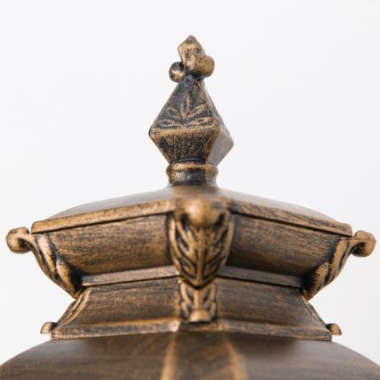 Āra sienas lampa AIKO 1xE27/60W/230V IP23 bronza/patina