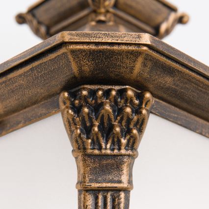 Āra sienas lampa AIKO 1xE27/60W/230V IP23 bronza/patina