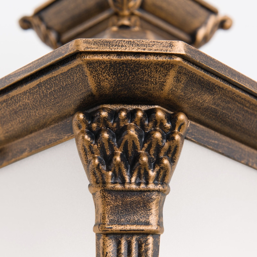 Āra sienas lampa AIKO 1xE27/60W/230V IP23 bronza/patina