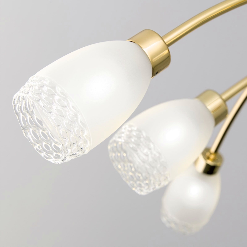 Lustra uz stieņa CARLA 8xG9/28W/230V zelta