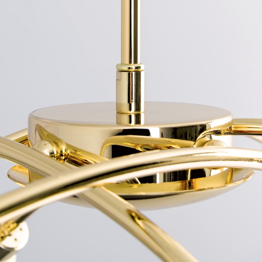 Lustra uz stieņa CARLA 8xG9/28W/230V zelta