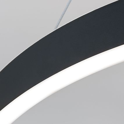 LED regulējama lustra uz troses KOLK LED/60W/230V 2700/3000/4000K Ø 60 cm melna