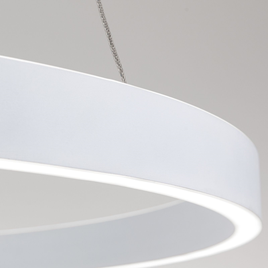 regulējama LED lustra uz kabeļa KOLK LED/80W/230V 2700/3000/4000K Ø 80 cm balta
