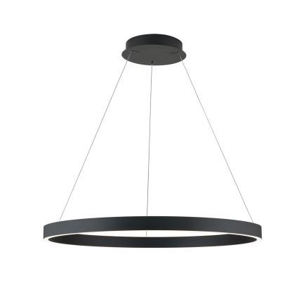 regulējama LED lustra uz troses KOLK LED/80W/230V 2700/3000/4000K Ø 80 cm, melna